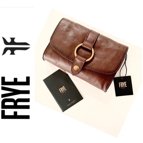 LAST 1 ‼️ FRYE genuine leather crossbody cognac - Picture 2 of 7